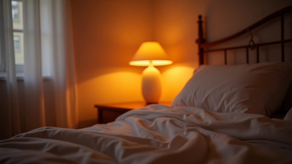Iluminação suave e aconchegante num quarto